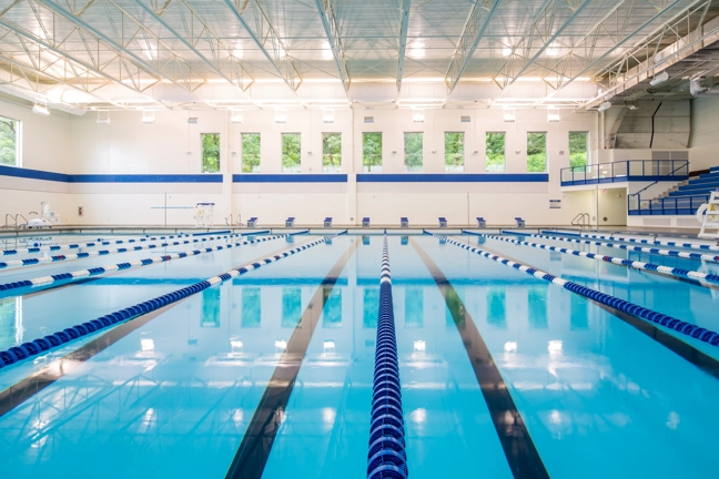 Luther College Aquatic Center, insitutional construction, athletic facility construction